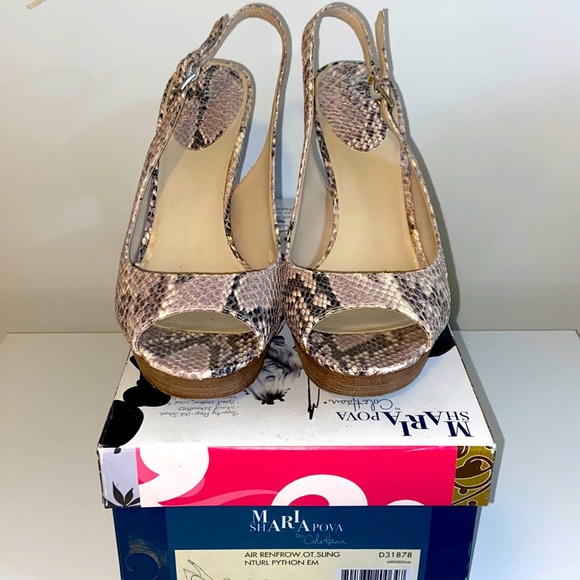 Cole Haan Python Slingbacks - Picture 2 of 9